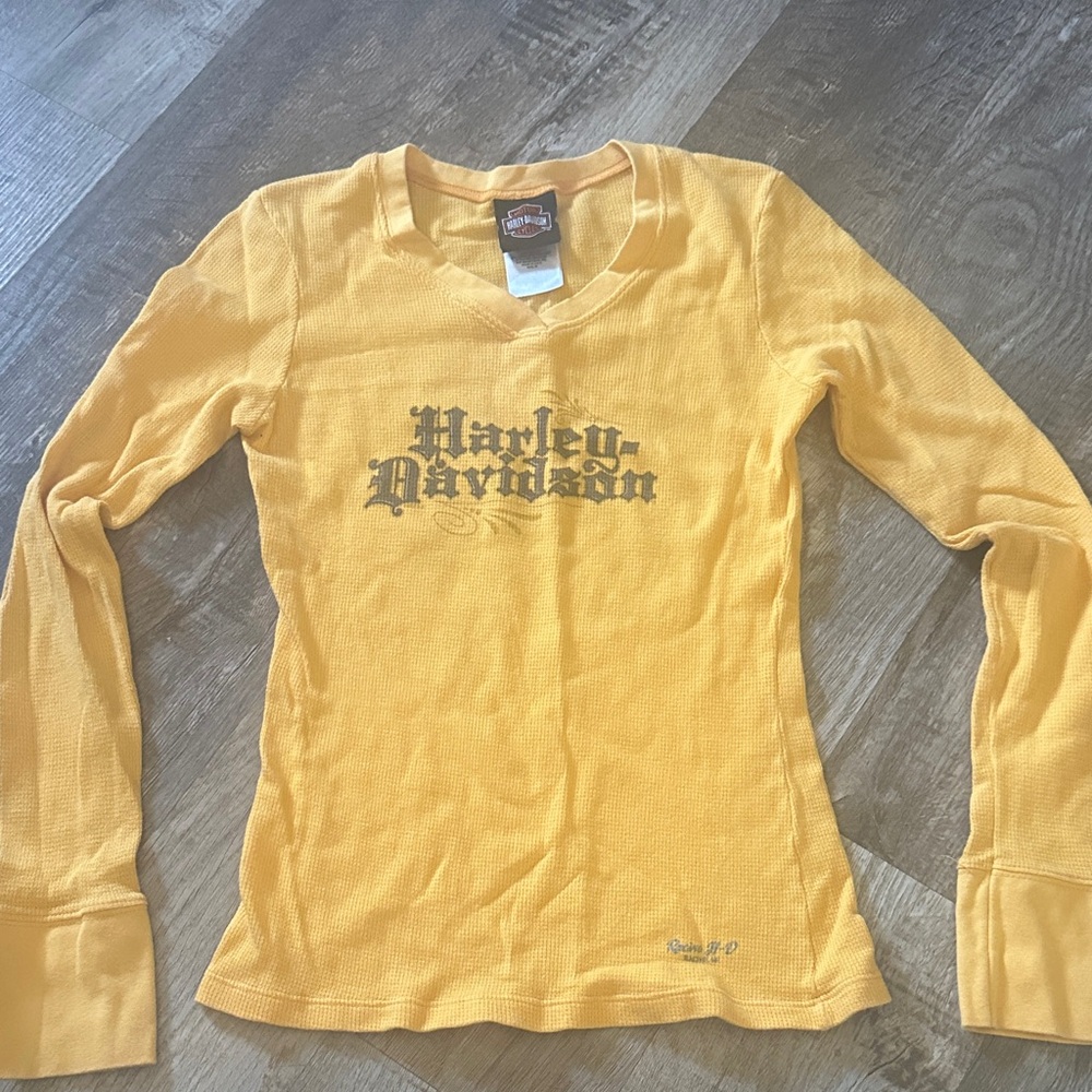 Harley-Davidson Women's Golden Long Sleeve Tee